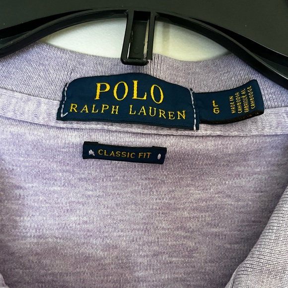 Men’s polo Ralph Lauren purple polo shirt - Picture 3 of 3